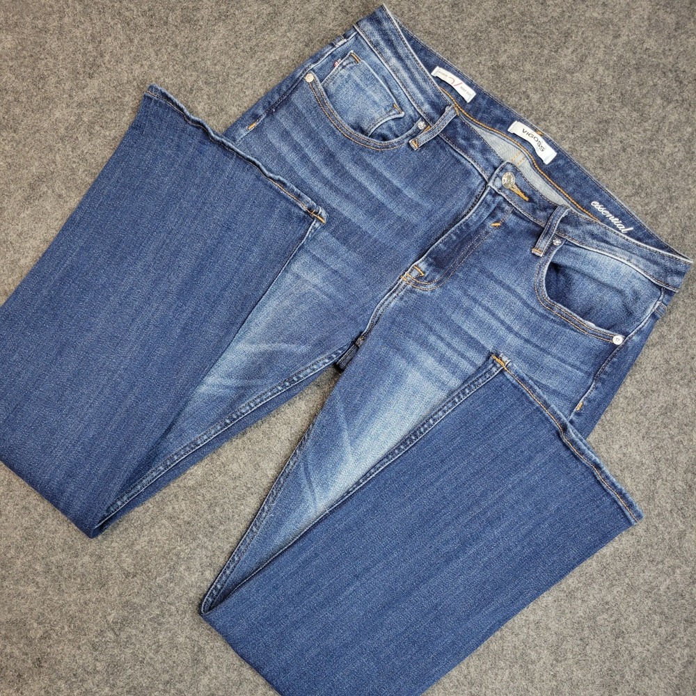 Vigoss Men's Bootcut Jeans in Blue